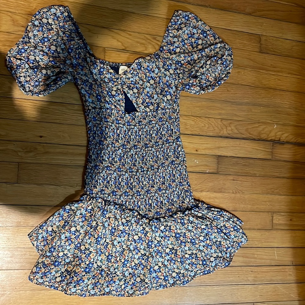 Urban Outfitters, Kiss the sky mini floral dress